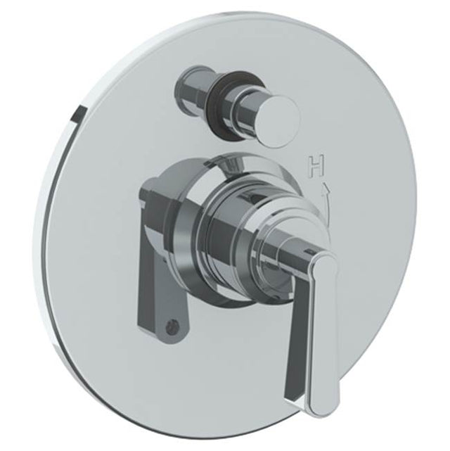 Watermark - Wall Mounted Pressure Balance Shower Trim with Diverter, 7'' dia. - Vintage Copper