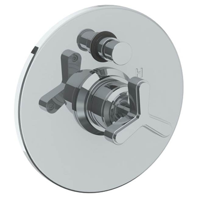 Watermark - Wall Mounted Pressure Balance Shower Trim with Diverter, 7'' dia. - Vintage Copper