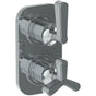 Watermark - Wall Mounted Mini Thermostatic Shower Trim with built-in control, 3 1/2'' - Vintage Copper