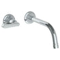 Watermark - Wall Mounted 2 Hole Lavatory Set with 8 1/8'' CTC Spout - Vintage Copper