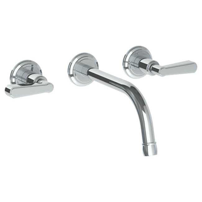 Watermark - Wall Mounted 3 Hole Lavatory Set with 8 1/8'' CTC Spout - Vintage Copper