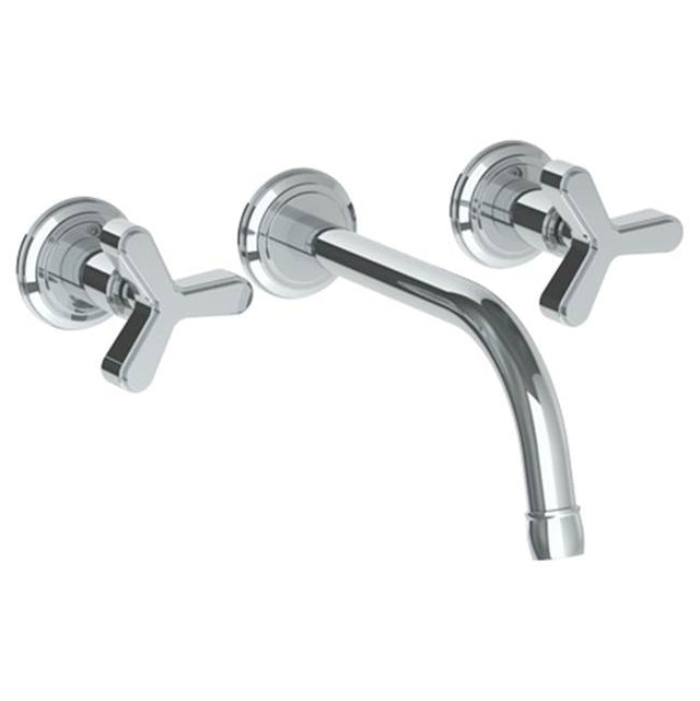 Watermark - Wall Mounted 3 Hole Lavatory Set with 8 1/8'' CTC Spout - Vintage Copper