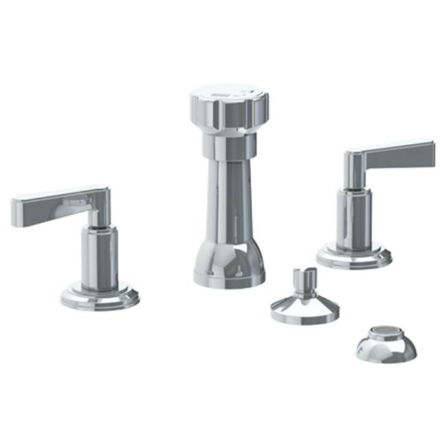 Watermark - Deck Mounted 4-Hole Bidet - Vintage Brass