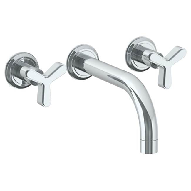 Watermark - Wall Mounted 3 Hole Bath Set - Vintage Brass