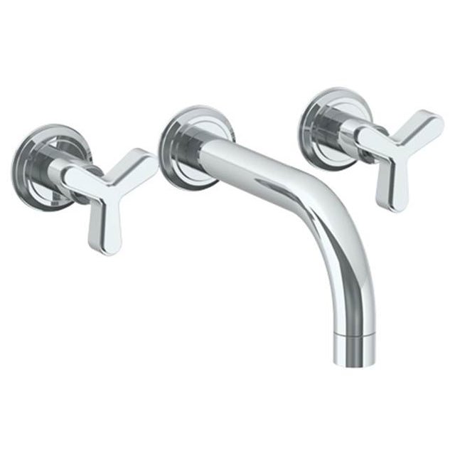 Watermark - Wall Mounted 3 Hole Bath Set - Vintage Brass