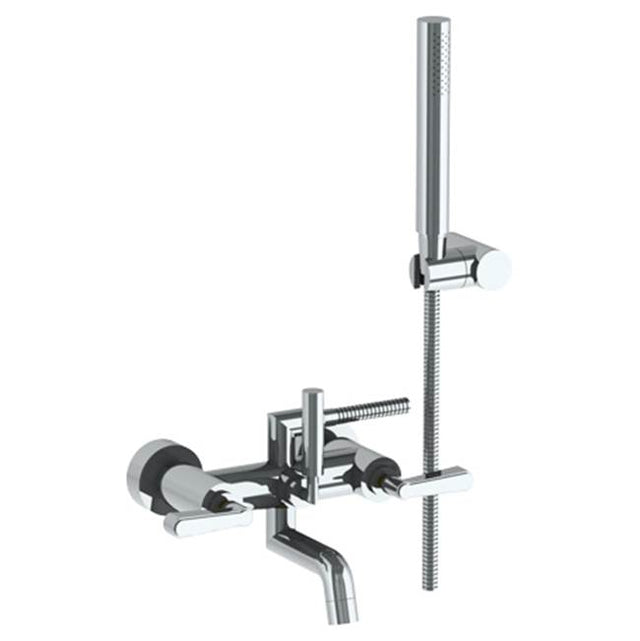 Watermark - Wall Mounted Exposed Bath Set with Hand Shower - Vintage Copper