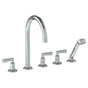 Watermark - Deck Mounted 5 Hole Bath Set - Vintage Brass
