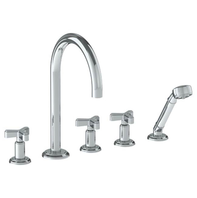Watermark - Deck Mounted 5 Hole Bath Set - Vintage Copper
