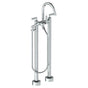 Watermark - Floor Standing Bath Set with Hand Shower - Vintage Copper