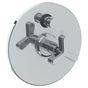 Watermark - Wall Mounted Pressure Balance Shower Trim with Diverter, 7'' dia. - Vintage Copper
