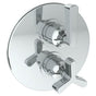 Watermark - Wall Mounted Thermostatic Shower Trim with built-in control, 7 1/2'' - Vintage Copper