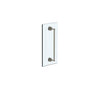 Watermark - Brooklyn 18'' Shower Door Pull / Glass Mount Towel Bar - Vintage Copper