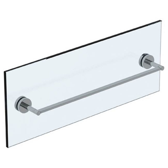 Watermark - Brooklyn 24'' Shower Door Pull / Glass Mount Towel Bar - Vintage Copper