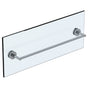 Watermark - Brooklyn 24'' Shower Door Pull / Glass Mount Towel Bar - Vintage Copper
