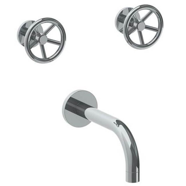 Watermark - Wall Mounted 3 Hole Bath Set - Vintage Copper