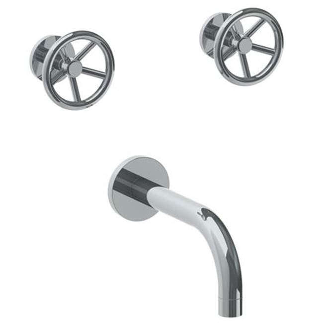 Watermark - Wall Mounted 3 Hole Bath Set - Vintage Copper