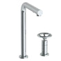 Watermark - Deck Mounted 2 Hole Square Top Kitchen Faucet with Pull Out Spray - Vintage Copper