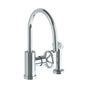 Watermark - Deck Mounted 2 Hole Gooseneck Kitchen Set -  Includes Side Spray - Vintage Copper
