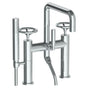 Watermark - Deck Mounted Exposed Square Bath Set with Hand Shower - Vintage Copper