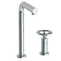 Watermark - Deck Mounted 2 Hole Square Top Prep Faucet with Pull Out Spray - Vintage Copper