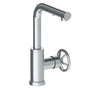 Watermark - Deck Mounted 1 Hole Square Top Prep Faucet with Pull Out Spray - Vintage Copper