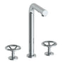 Watermark - Deck Mounted 3 Hole Square Top Prep Faucet with Pull Out Spray - Vintage Copper