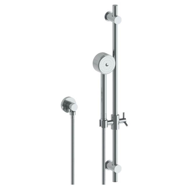 Watermark - Positioning Bar Shower Kit With Volume Hand Shower And 69'' Hose - Vintage Copper