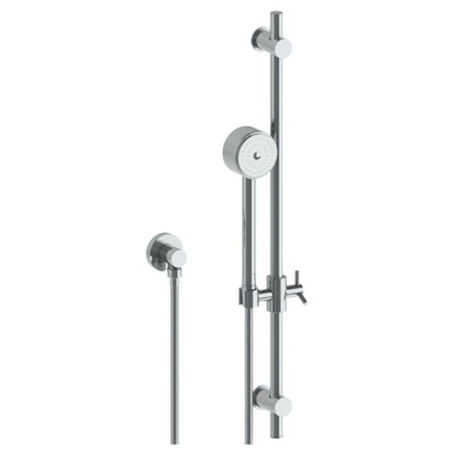 Watermark - Positioning Bar Shower Kit With Volume Hand Shower And 69'' Hose - Vintage Copper
