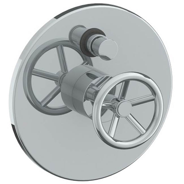 Watermark - Wall Mounted Pressure Balance Shower Trim with Diverter, 7'' dia. - Vintage Copper
