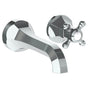 Watermark - Wall Mounted 2 Hole Lavatory Set with 6 3/4'' CTC Spout - Vintage Copper