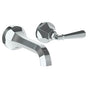 Watermark - Wall Mounted 2 Hole Lavatory Set with 6 3/4'' CTC Spout - Vintage Copper