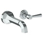 Watermark - Wall Mounted 2 Hole Lavatory Set with 6 3/4'' CTC Spout - Vintage Copper