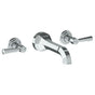 Watermark - Wall Mounted 3 Hole Lavatory Set with 6 3/4'' CTC Spout - Vintage Copper
