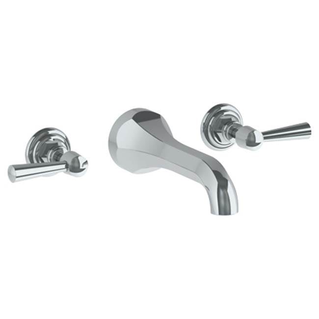 Watermark - Wall Mounted 3 Hole Bath Set - Vintage Brass