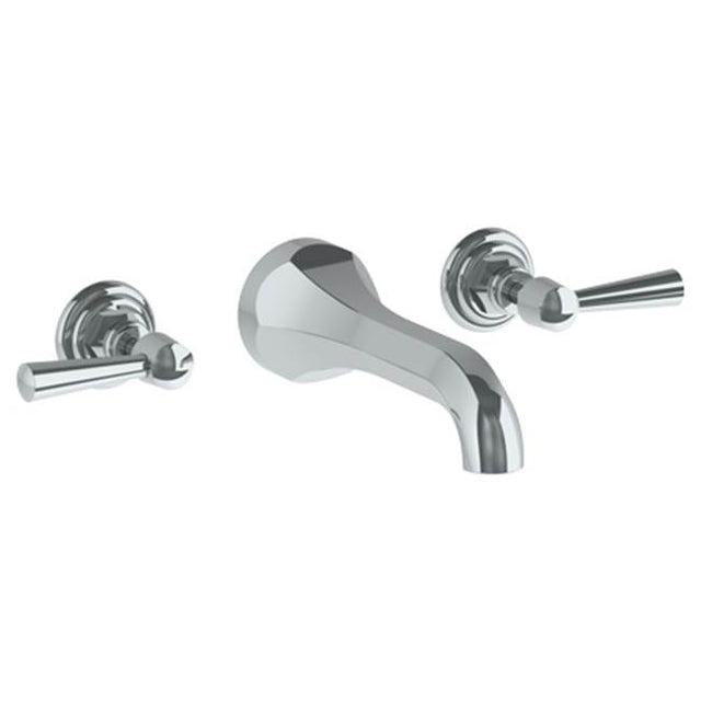 Watermark - Wall Mounted 3 Hole Bath Set - Vintage Brass