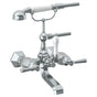 Watermark - Wall Mounted Exposed Bath Set with Hand Shower - Vintage Copper