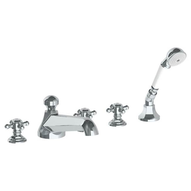Watermark - Deck Mounted 5 Hole Bath Set - Vintage Copper