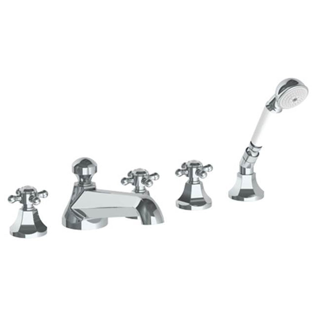 Watermark - Deck Mounted 5 Hole Bath Set - Vintage Copper