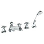 Watermark - Deck Mounted 5 Hole Bath Set - Vintage Copper