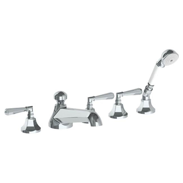 Watermark - Deck Mounted 5 Hole Bath Set - Vintage Copper