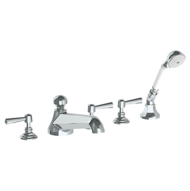 Watermark - Deck Mounted 5 Hole Bath Set - Vintage Copper