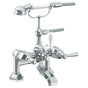 Watermark - Deck Mounted Exposed Bath Set with Hand Shower - Vintage Copper