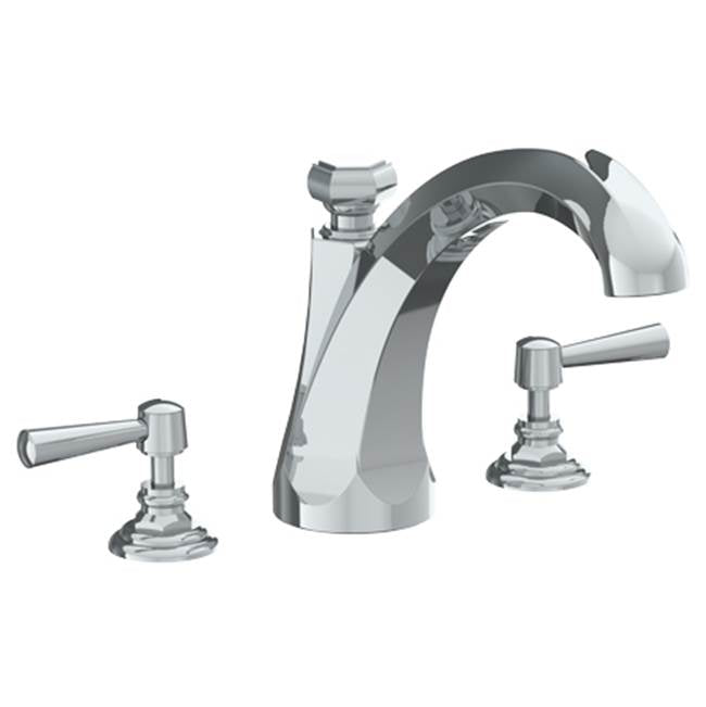 Watermark - Deck Mounted 3 Hole Extended Bath Set - Vintage Copper