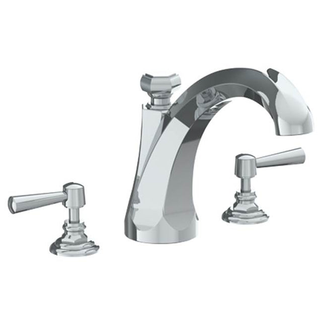 Watermark - Deck Mounted 3 Hole Extended Bath Set - Vintage Copper