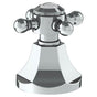 Watermark - Trim For Deck Mounted Valve. Porcelain cross buttons engraved ''HOT'' - Pvd Polished Brass