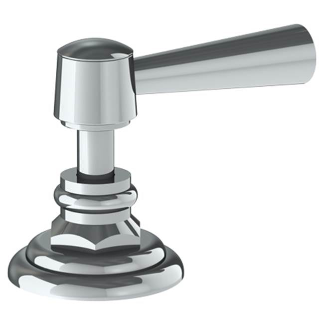 Watermark - Trim For Deck Mounted Valve. Porcelain cross buttons engraved ''HOT'' - Vintage Copper