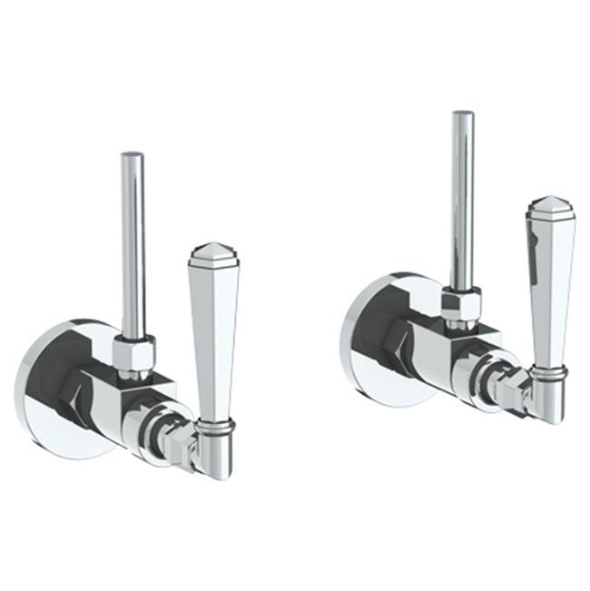 Watermark - Lavatory Angle Stop Kit -1/2'' Compression x 3/8'' OD Compression - Vintage Copper