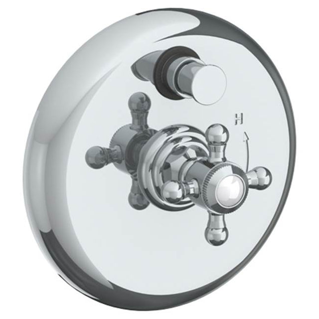 Watermark - Wall Mounted Pressure Balance Shower Trim with Diverter, 7 1/2'' - Vintage Copper