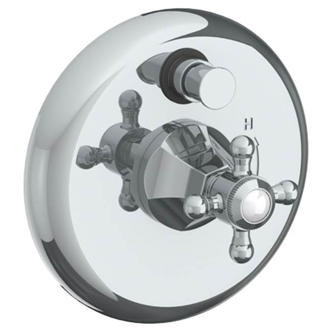 Watermark - Wall Mounted Pressure Balance Shower Trim with Diverter, 7 1/2'' - Vintage Copper