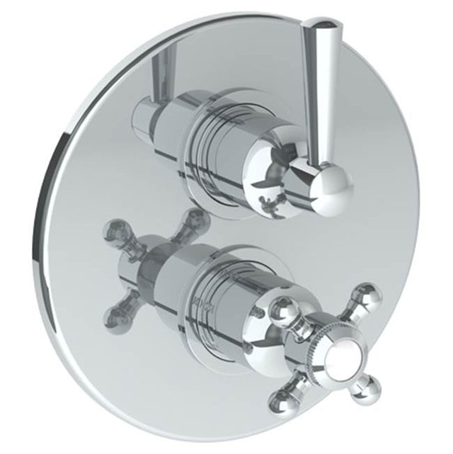 Watermark - Wall Mounted Thermostatic Shower Trim with built-in control, 7 1/2'' - Vintage Copper